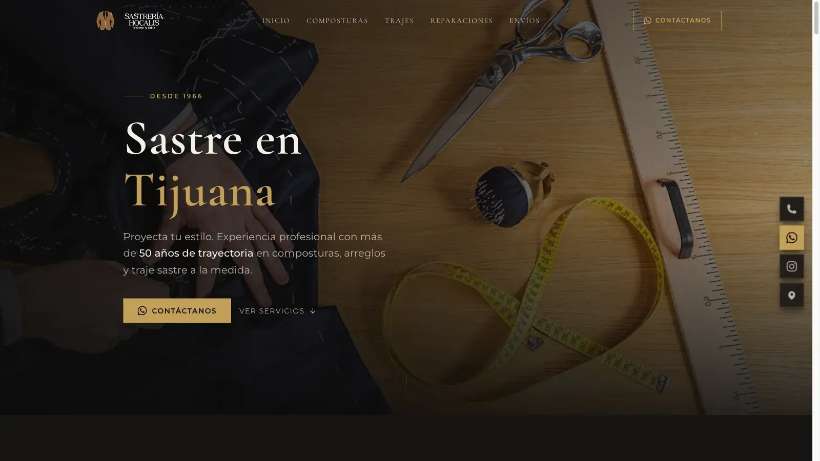Sastrería Hocalis — sastreriahocalis.com